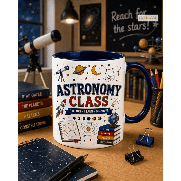 Astronomy Class Mug for Science Teachers, Students & Space Lovers