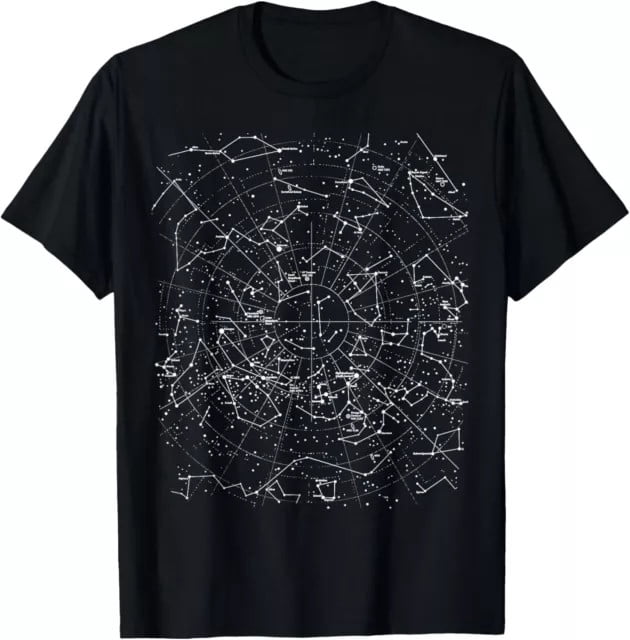 Astronomy Constellations Stars Celestial Graphic T-Shirt - Walmart.com