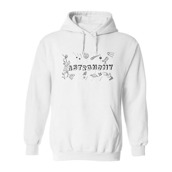 Astronomy Design Hoodie Men -Image by Shutterstock, Male 3X-Large