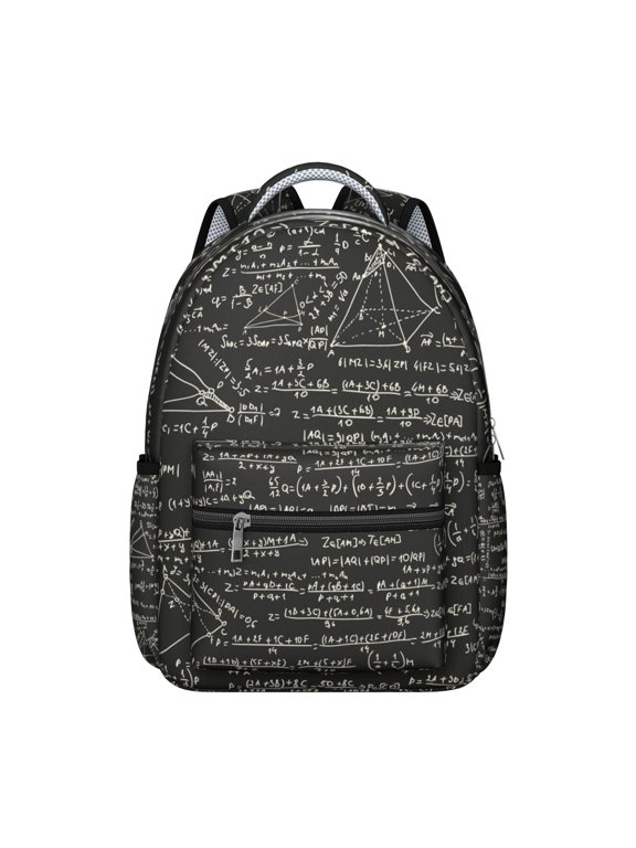 Astronomy Experiment Students Backpack Scientific Formula Science Classroom School Bag with Chemistry Physics Biology Design, Durable and Comfortable