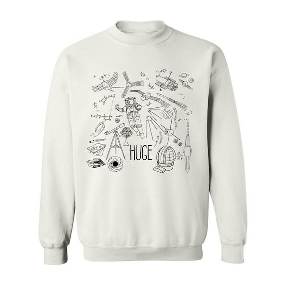 Astronomy Set Graphic Sweatshirt Men -Image by Shutterstock, Male x-Large