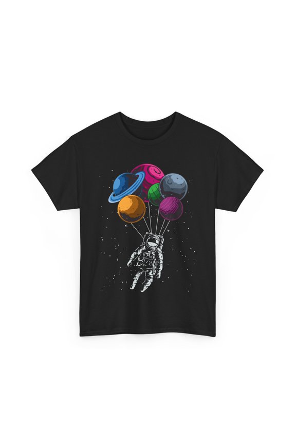 Astronomy Shirt, Astronauts with Planets Spaceman Space Lovers Women Men Shirt