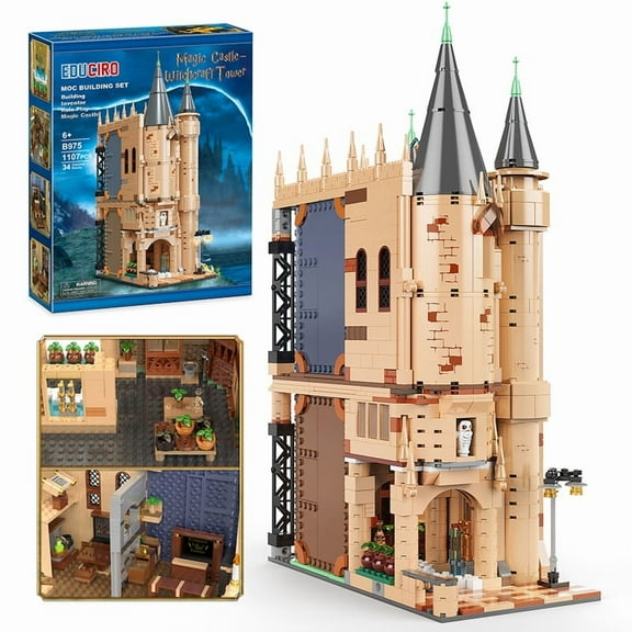 Astronomy Tower Toy Building Set, Harry Theme Castle Building Toys (1107 PCS) Build, Gift Ideas for Harry Fans