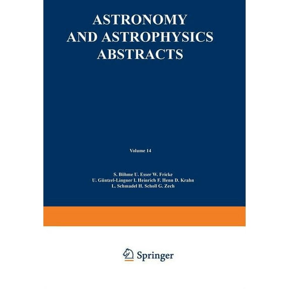 Astronomy and Astrophysics Abstracts Literature 1975, Part 2, Book 14, (Paperback)