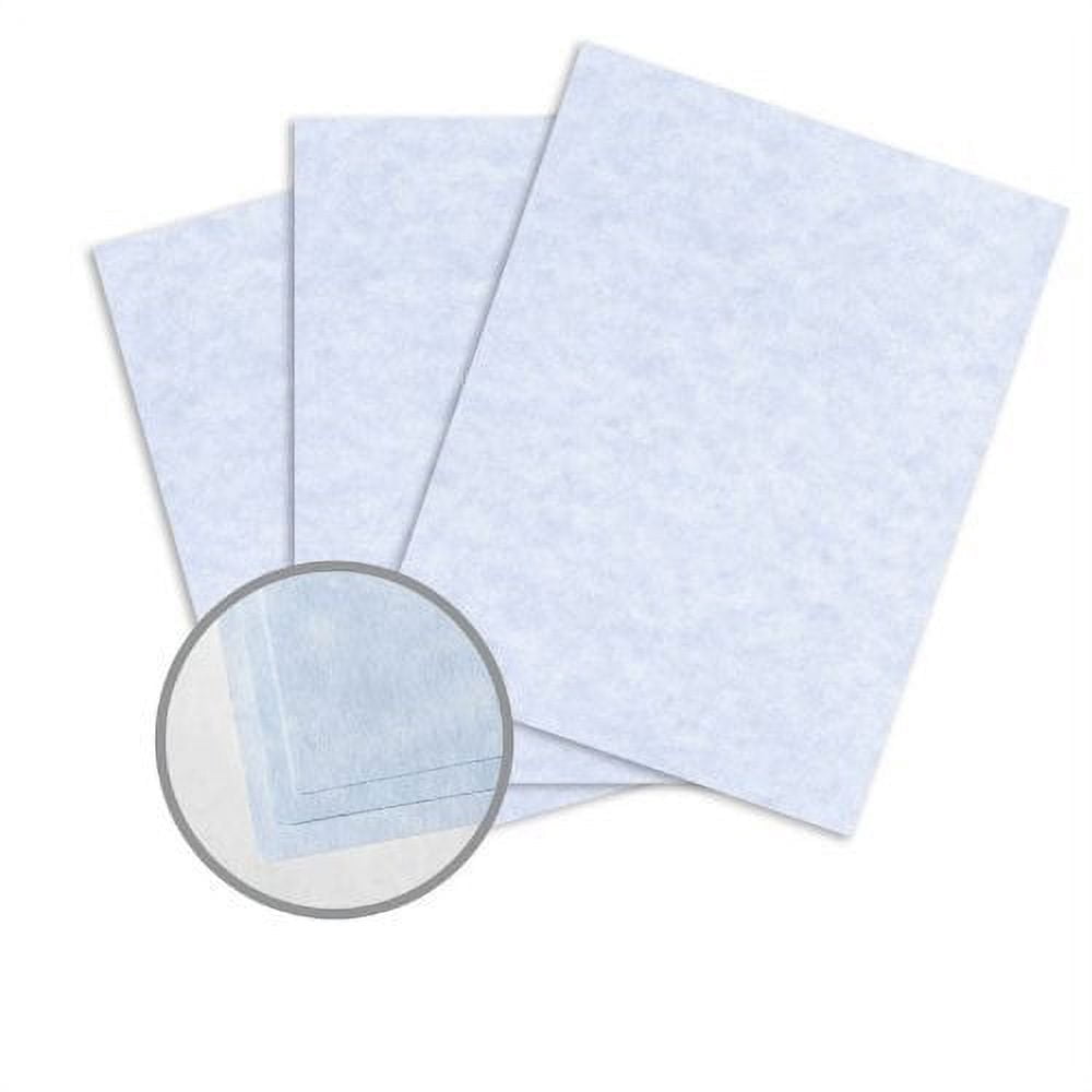Astroparche Blue Card Stock - 8 1/2 x 11 in 65 lb Cover Vellum 30% Recycled 250 per Package