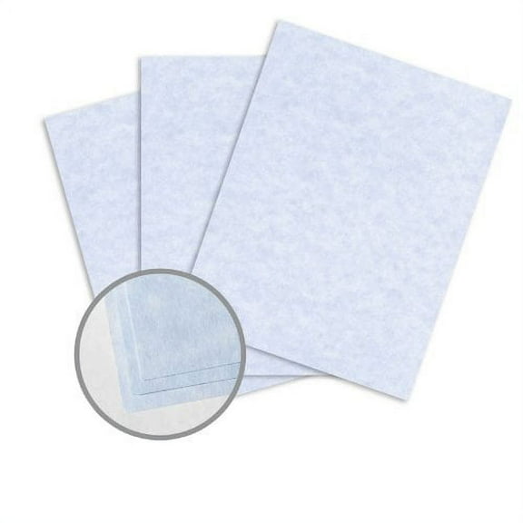 Astroparche Blue Paper - 8 1/2 x 11 in 60 lb Text Vellum 30% Recycled 500 per Ream
