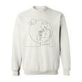 thumbnail image 1 of Astrophysicist Outline Sweatshirt Women -Image by Shutterstock, Female Small, 1 of 4