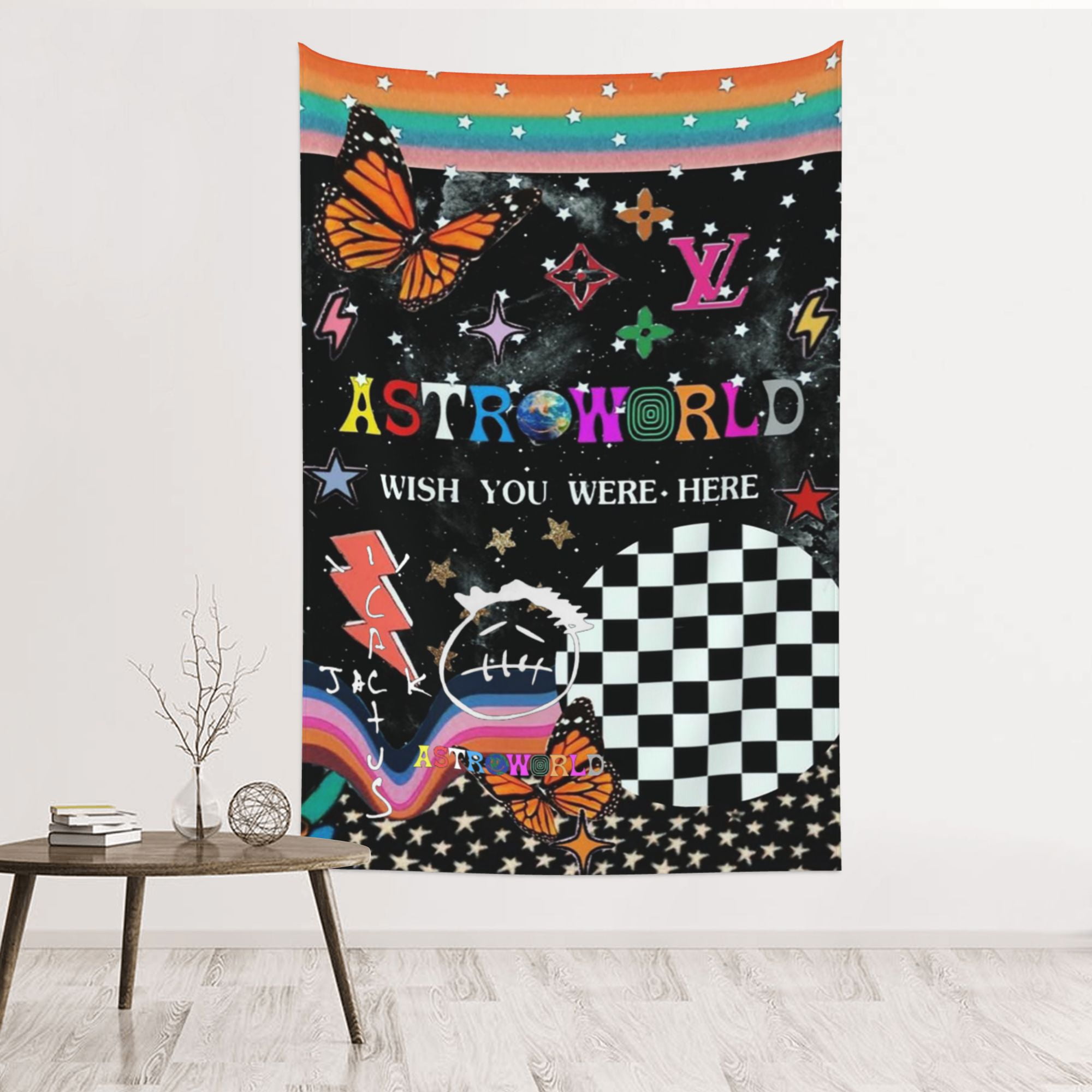 Flag Astroworld Wall Tapestry Banger Travis Scott AstroWorld
