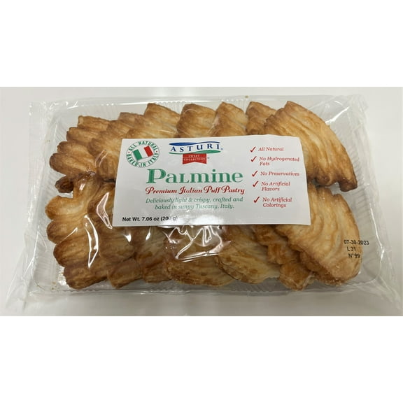 Asturi Italian Palmine Puff Pastry
