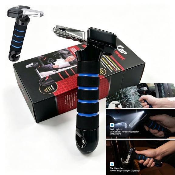 Asunby Car Door Handle Assist for Seniors & Handicapped - Multifunctional Support Grab Bar