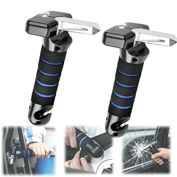 Asunby 2PC Car Door Handle Assist, Heavy-Duty Car Door Handle for Elderly & Handicapped, Multifunctional Vehicle Support Grab Bar, Portable Safety Aid for Seniors Getting In and Out of Cars