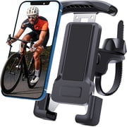 Asunby Bike Phone Mount - Fits Motorcycle & Scooter, Compatible with iPhone 17 Pro Max & 4.7-7 Smartphones