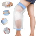 thumbnail image 1 of Asunby Knee Cast Cover for Shower Large Size After Surgery, Upgraded Waterproof Knee Cast Protector for Knee Replacement Surgery Wound Burns Broken, Soft Stretchy Reusable, 1 of 9