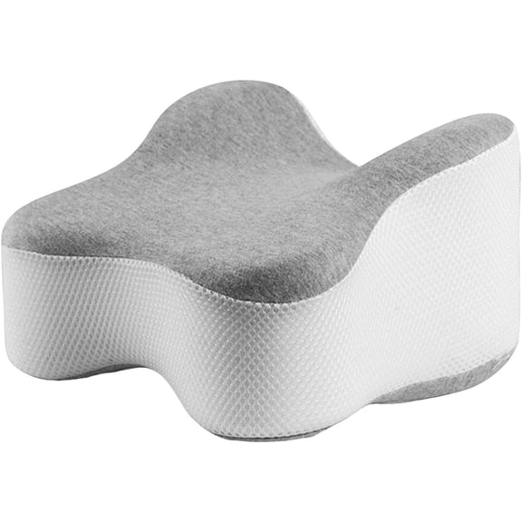 Asunby Memory Foam Knee Pillow, Side Sleeper Leg Cushion Between Legs, Spine Alignment for Sciatica Back Hip Knee Joint Pain Relief, Small