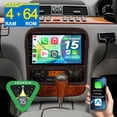thumbnail image 1 of Asure 4G+64G Android 15 Car Radio Stereo for Mercedes-Benz S-Class W220 1999-2005 (OEM 4" or 7" radio), Support Apple CarPlay/GPS Navi/Wi-Fi/BT 5.4/1280x800, 1 of 13