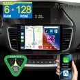 thumbnail image 1 of Asure 8-Core 6+128GB Car Radio for Honda Accord (2013-2017 Low-end), 10.1" Android 15 Stereo with Apple CarPlay/GPS Nav/Wi-Fi/BT 5.4/Backup Camera, 1 of 13