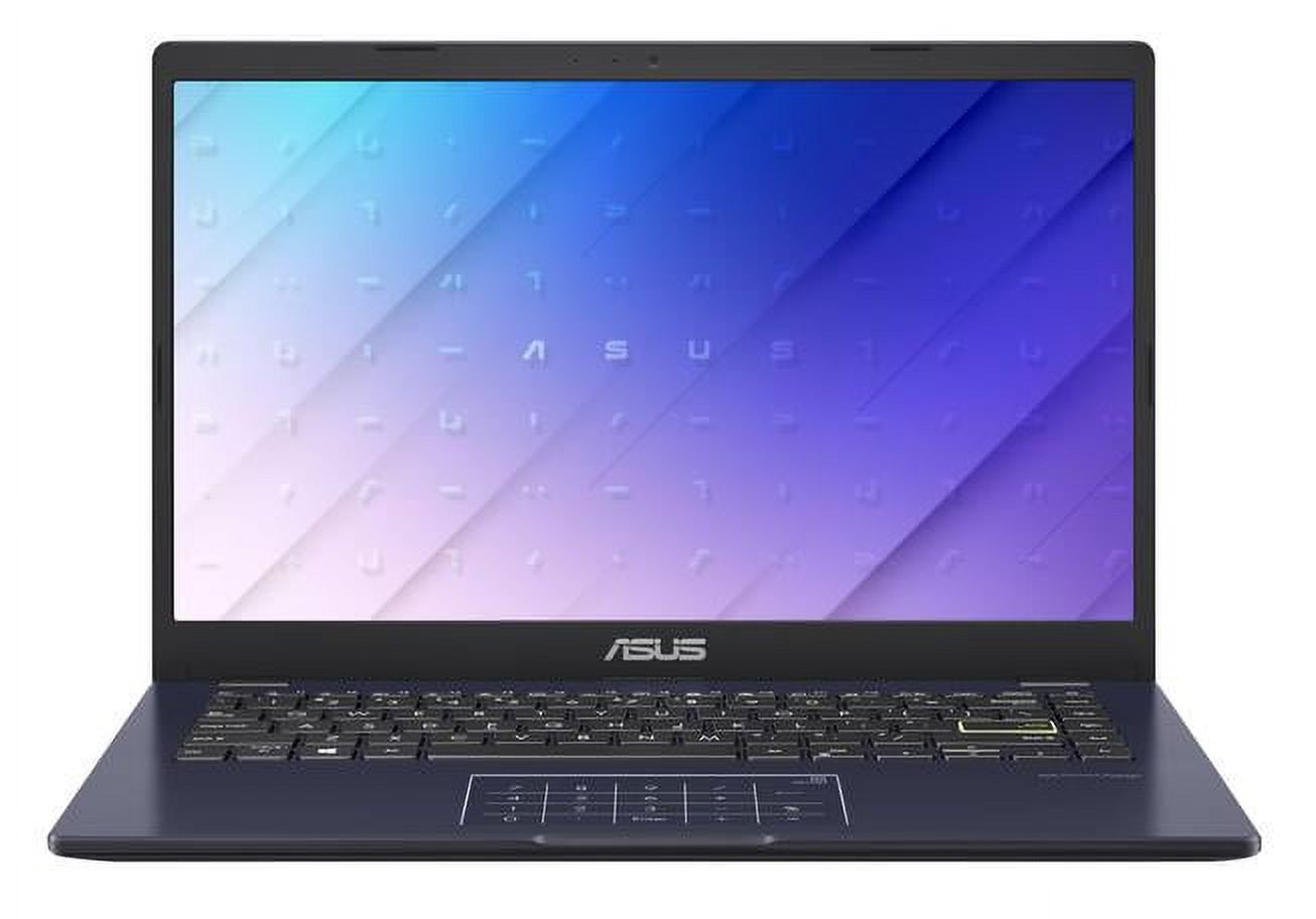 Asus 14" Full HD Laptop, Intel Celeron N4020, 4GB RAM, 64GB SSD, Windows 10 Home, Star Black, L410MA-DB02 - image 1 of 13