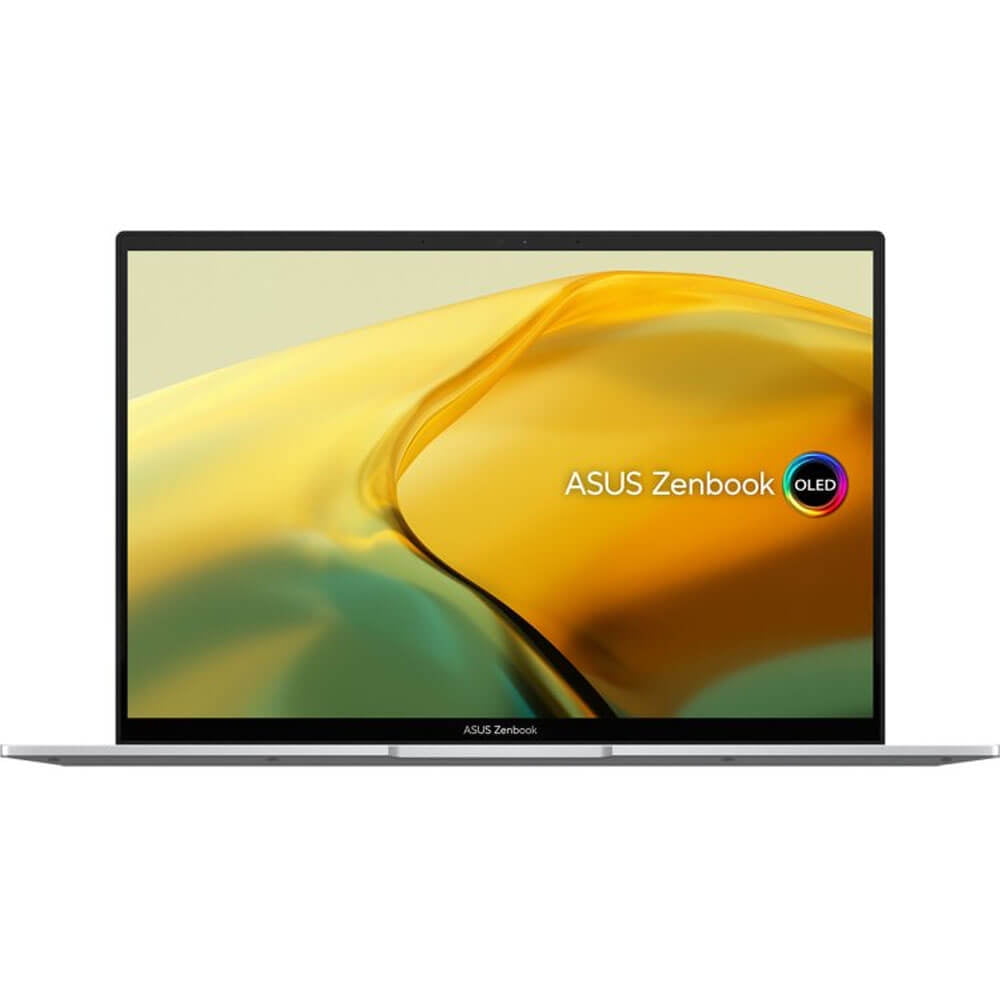 ASUS Zenbook 14 UX3402VA-GH95 14" 2.8K OLED Laptop, Intel Evo Core i9-13900H 2.6GHz, 16GB RAM, 1TB SSD, Windows 11 Home, Foggy Silver