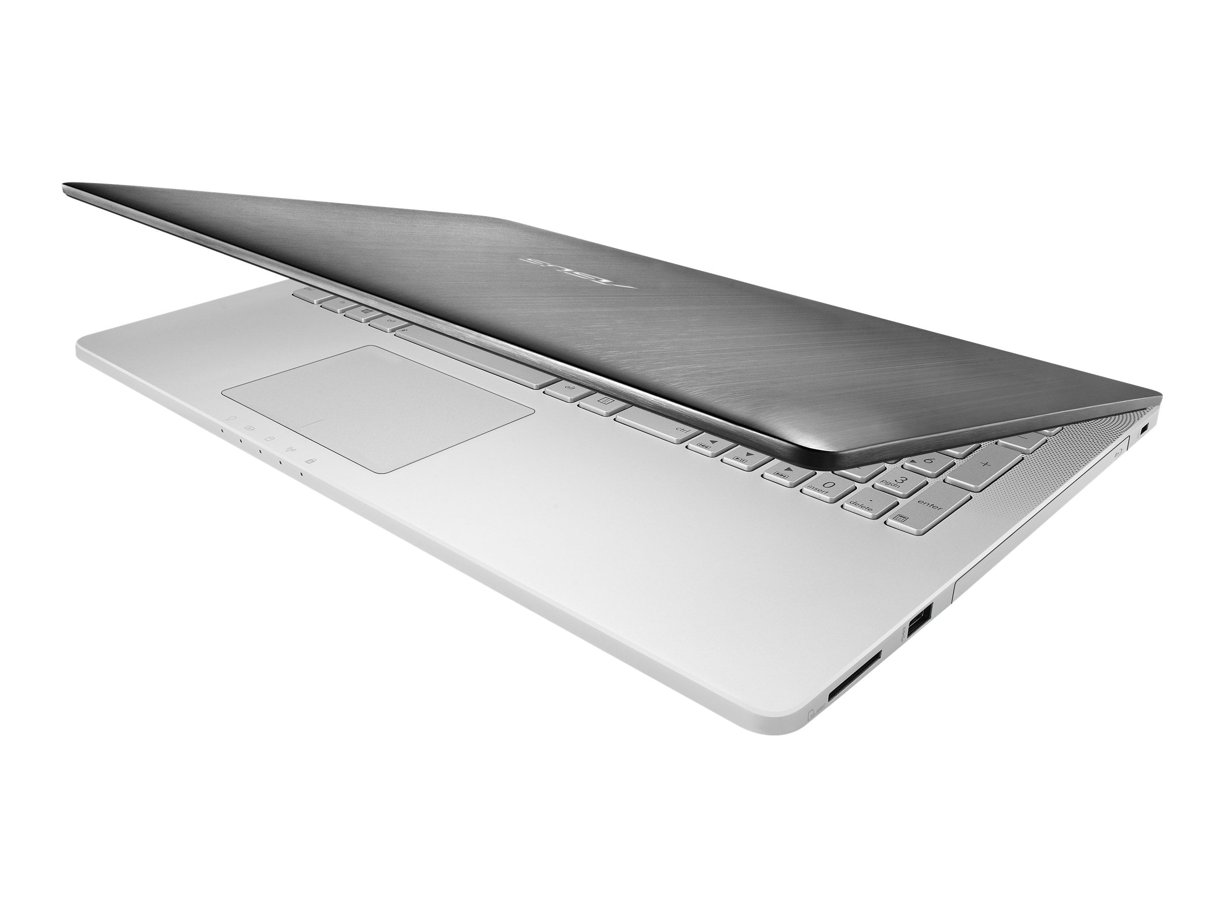 ASUS N550JK-DS71T - Intel Core i7 - 4700HQ / up to 3.4 GHz - Win 8.1 64-bit - GF GTX 850M - 8 GB RAM - 1 TB HDD - DVD-Writer - 15.6" IPS touchscreen 1920 x 1080 (Full HD) - Gigabit Ethernet - Wi-Fi 5 - dark gray - with 32 GB ASUS WebStorage (3 years)
