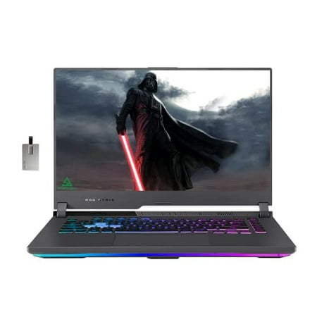 Asus 2022 ROG Strix G15 15.6'' FHD 144Hz Gaming Laptop, AMD Ryzen 7-4800H, 64GB RAM, 2TB PCIe SSD, Backlit Keyboard, GeForce RTX 3060 Graphics, Windows 11 Home, Gray, 32GB Snowbell USB Card, | SSD