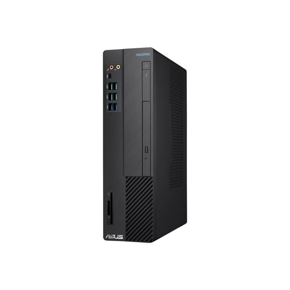 Asus ASUSPRO D641SC-XB501 Desktop Computer, Intel Core i5 9th Gen i5-9400 2.90 GHz, 8 GB RAM DDR4 SDRAM, 512 GB SSD, Small Form Factor, Black