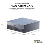 ASUS Ascent GX10-GG0020BN AI Computer ARM Cortex X925-128GB LPDDR5X 2TB NVMe SSD NVIDIA GB10 Grace Blackwell,DGX OS