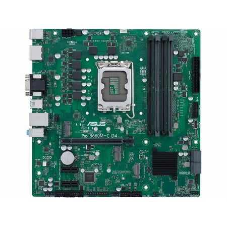 Asus PRO B660M-C D4-CSM Socket LGA1700 Intel B660 DDR4 SATA3&USB3.2 M.2 MicroATX Motherboard