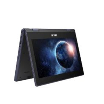 ASUS BR1104FGA YS14T - Flip design - Intel N-series - N100 / up to 3.4 GHz - Win 11 Pro Education - UHD Graphics - 4 GB RAM - 128 GB SSD NVMe - 11.6" touchscreen 1366 x 768 (HD) - Gigabit Ethernet - Wi-Fi 6E, Bluetooth - mineral gray