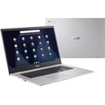 thumbnail image 1 of Asus Chromebook 17 Laptop I 17.3" Full HD Display I Intel Celeron N4500 I 4GB DDR4 32GB eMMC I Intel UHD Graphics I USB-C Long Battery Life Webcam Chrome OS Silver, 1 of 3