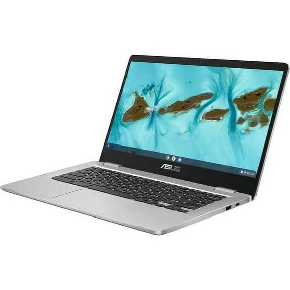 Asus Chromebook C424 C424MA-WH44F 14 Chromebook - Full HD - 1920 x 1080 - Intel Celeron N4020 Dual-core [2 Core] 1.10 GHz - 4 GB Total RAM - 64 GB Flash Memory - Silver
