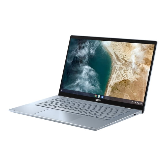 ASUS Chromebook Flip CX5, 14" Touchscreen FHD NanoEdge Display, Intel Core i3-1110G4 Processor, 128GB SSD, 8GB RAM, Stylus, Backlit Keyboard, Wi-Fi 6, Chrome OS, Aluminum, AI Blue, CX5400FMA-DN388T-S