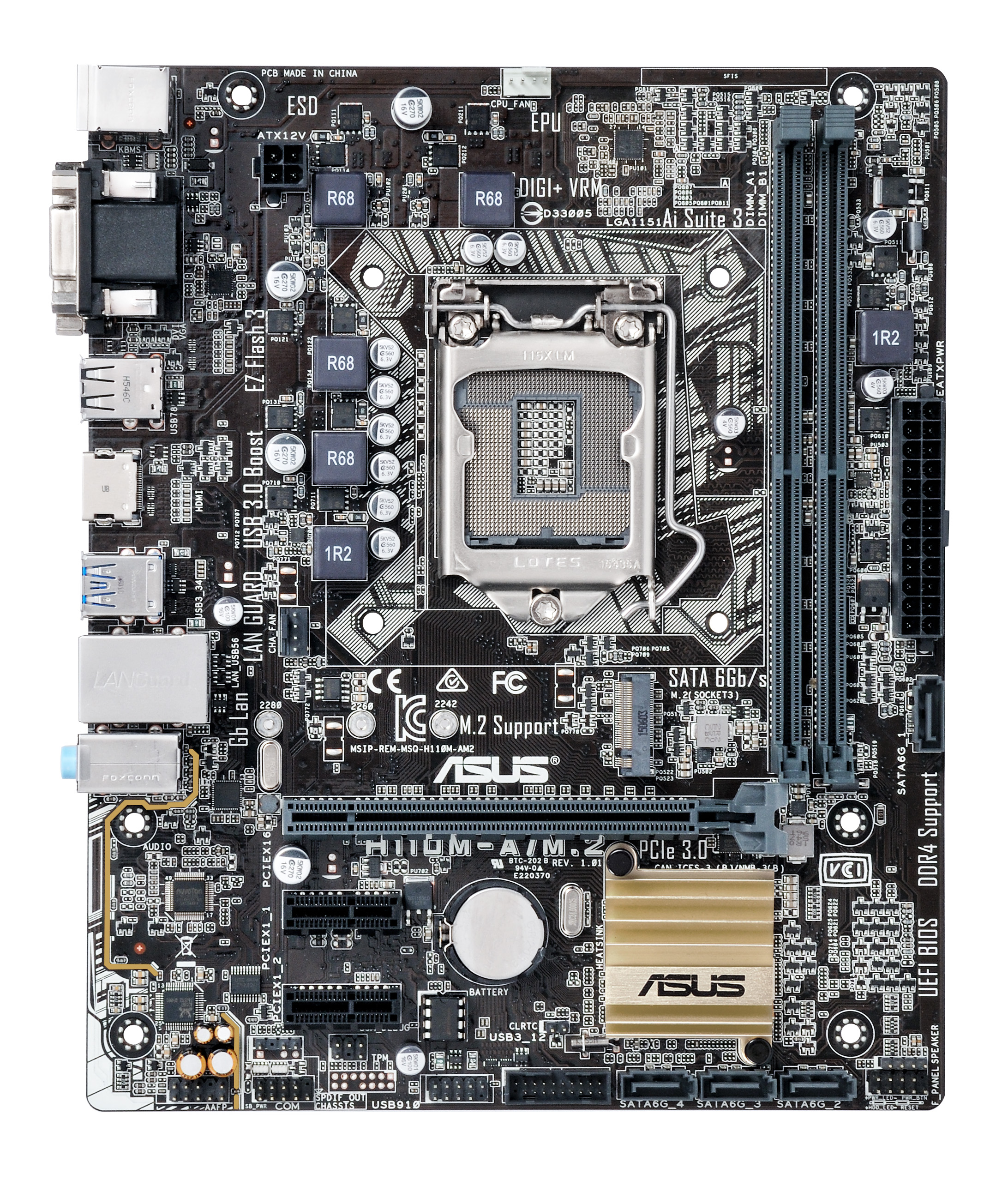 Asus H110M-A/M.2 Motherboard - H110M-A/M.2 - image 1 of 6