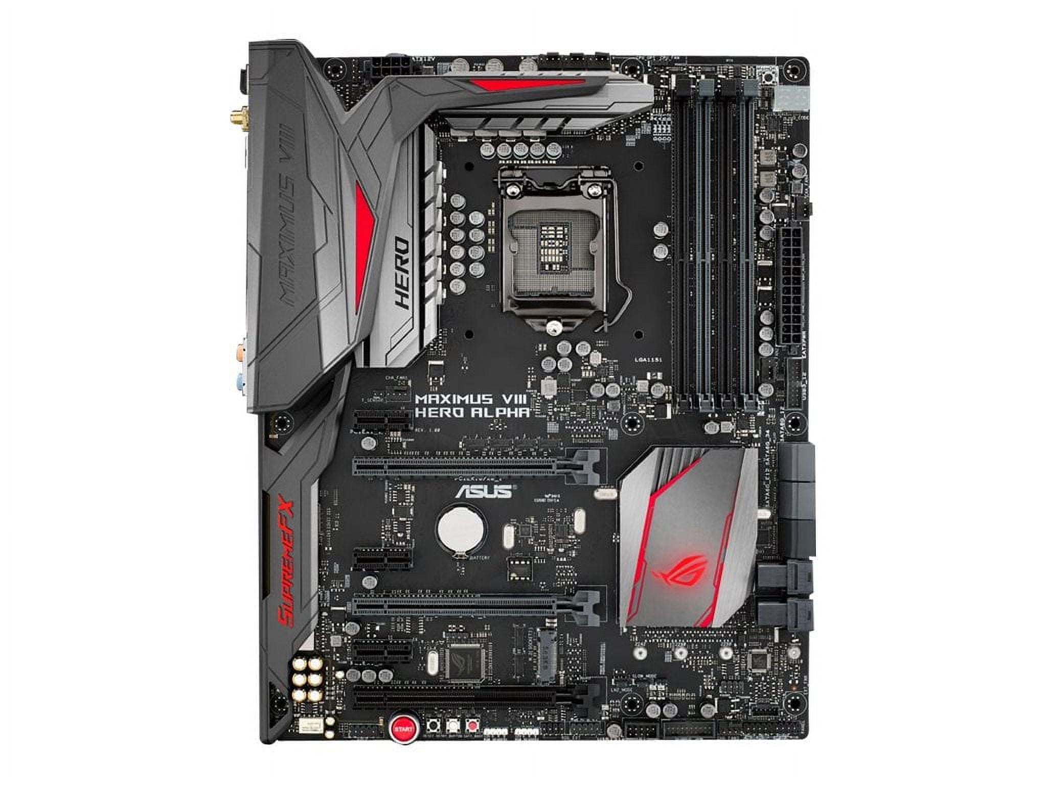 Asus Maximus Viii Hero Alpha Motherboard - MAXIMUS VIII HERO ALPHA
