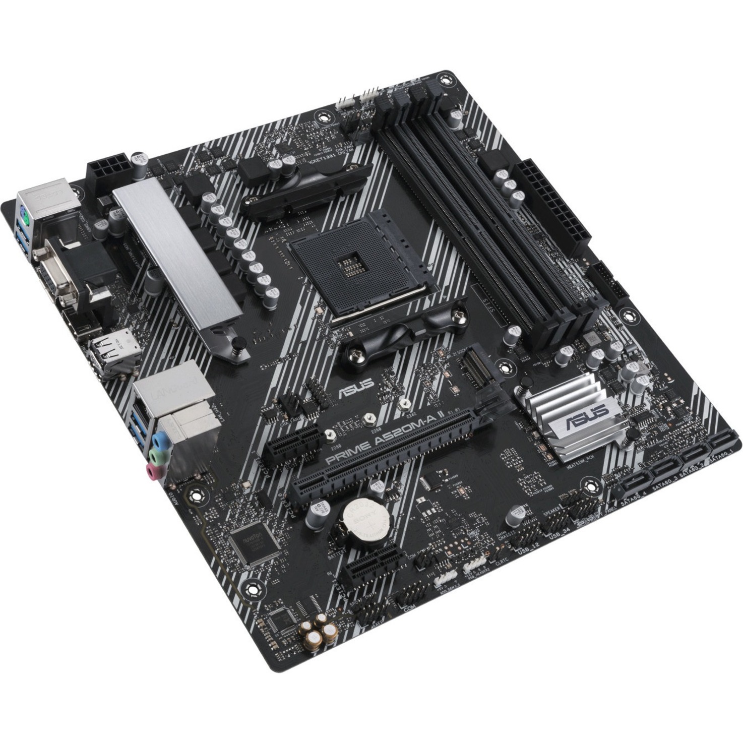 Asus Prime A520M-A II/CSM Desktop Motherboard - AMD A520 Chipset