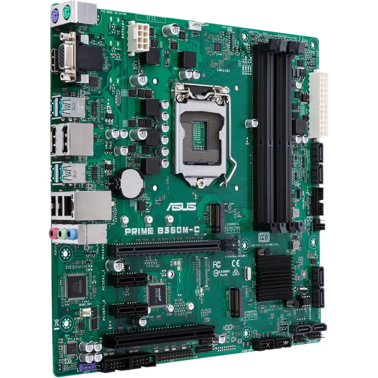 Asus Prime B360M-C/Csm Motherboard - PRIME B360M-C/CSM - Walmart.com