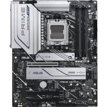 Asus Prime X670-P Desktop Motherboard, AMD X670 Chipset, Socket AM5, ATX