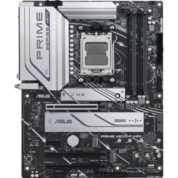 ASUS PRIME X670-P WiFi Motherboard, Black