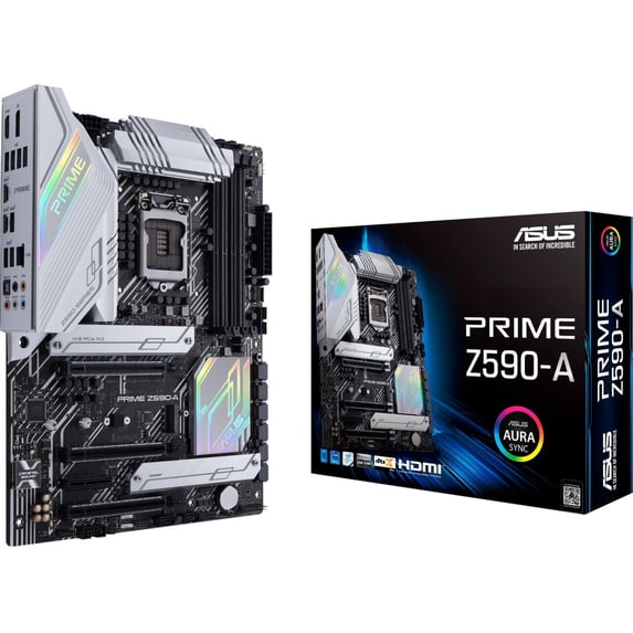 Asus Prime Z590-A Desktop Motherboard - Intel Chipset - Socket LGA-1200 - Intel Optane Memory Ready - ATX