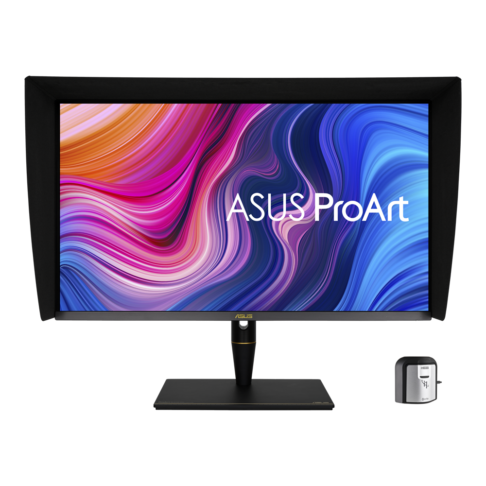 ASUS ProArt Display PA32UCX-PK 32 4K HDR Mini LED Monitor, 99% DCI-P3 99.5% Adobe RGB, DeltaE<1, 10-bit, IPS, Thunderbolt 3 USB-C HDMI DP, Calman Ready, Dolby Vision, 1200nits, w/ X-rite Calibrator
