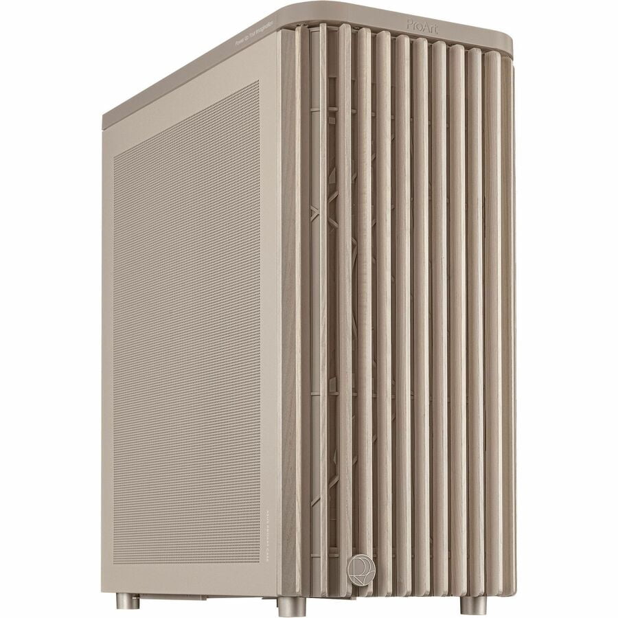 Asus ProArt PA401 Wood Edition Beige, Mesh Panel Computer Case