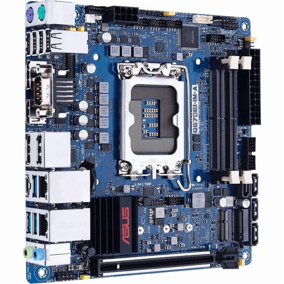 Asus Q670EI-IM-A Industrial Motherboard, Intel Q670 Chipset, Socket LGA-1700, Mini ITX
