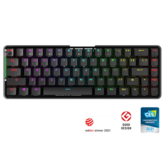 (Open Box) ASUS ROG Falchion NX 65% Mechanical Keyboard - ROG NX Red