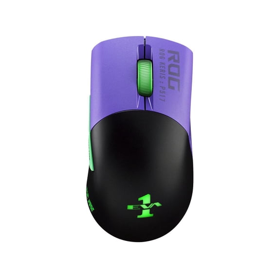 Asus ROG Keris Wireless EVA Edition - Optical - Wireless - Bluetooth/Radio Frequency - 2.40 GHz - USB 2.0 - 16000 dpi - Right-handed Only