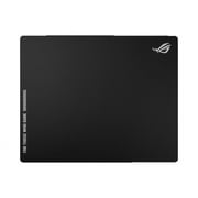 Asus ROG Moonstone Ace L Glass Gaming Mouse Pad, Ultra-smooth Surface, Noise-Reducing Design, 9H Tempered Glass, Impact & Scratch Resistant, Anti-slip Silicone Base, 500 x 400 mm, Black