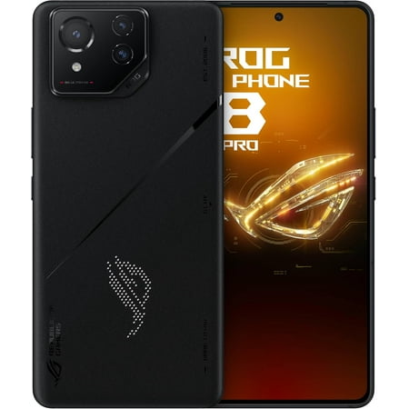 Asus ROG Phone 8 Pro 512 GB Smartphone, 6.7" LTPO AMOLED Full HD Plus 2400 x 1080, Octa-core (8 Core) 3.30 GHz, 16 GB RAM, Android 14, 5G, Phantom Black