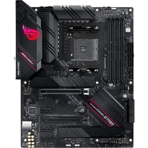 ASUS ROG Strix B550-F Gaming (WiFi 6) AMD AM4 (3rd Gen Ryzen™) ATX gaming motherboard ( PCIe® 4.0, 2.5Gb LAN, BIOS FlashBack, HDMI 2.1, Addressable Gen 2 RGB header and AURA Sync)