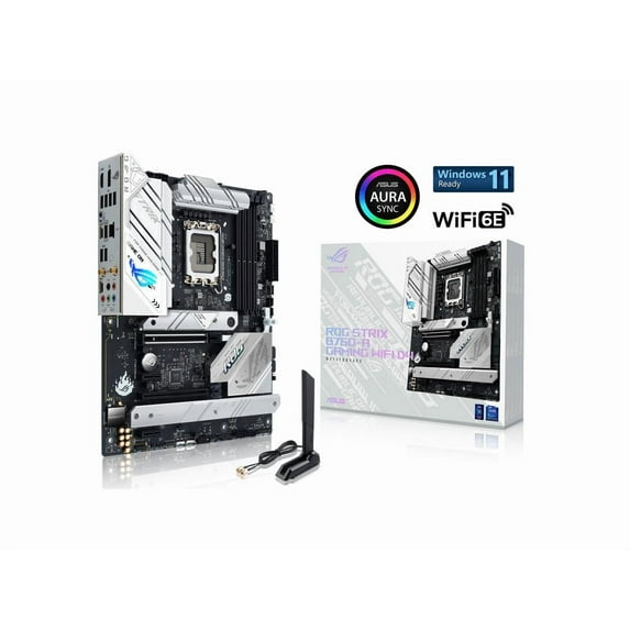 Asus ROG Strix B760-A GAMING WIFI D4 Gaming Desktop Motherboard - Intel B760 Chipset - Socket LGA-1700 - ATX