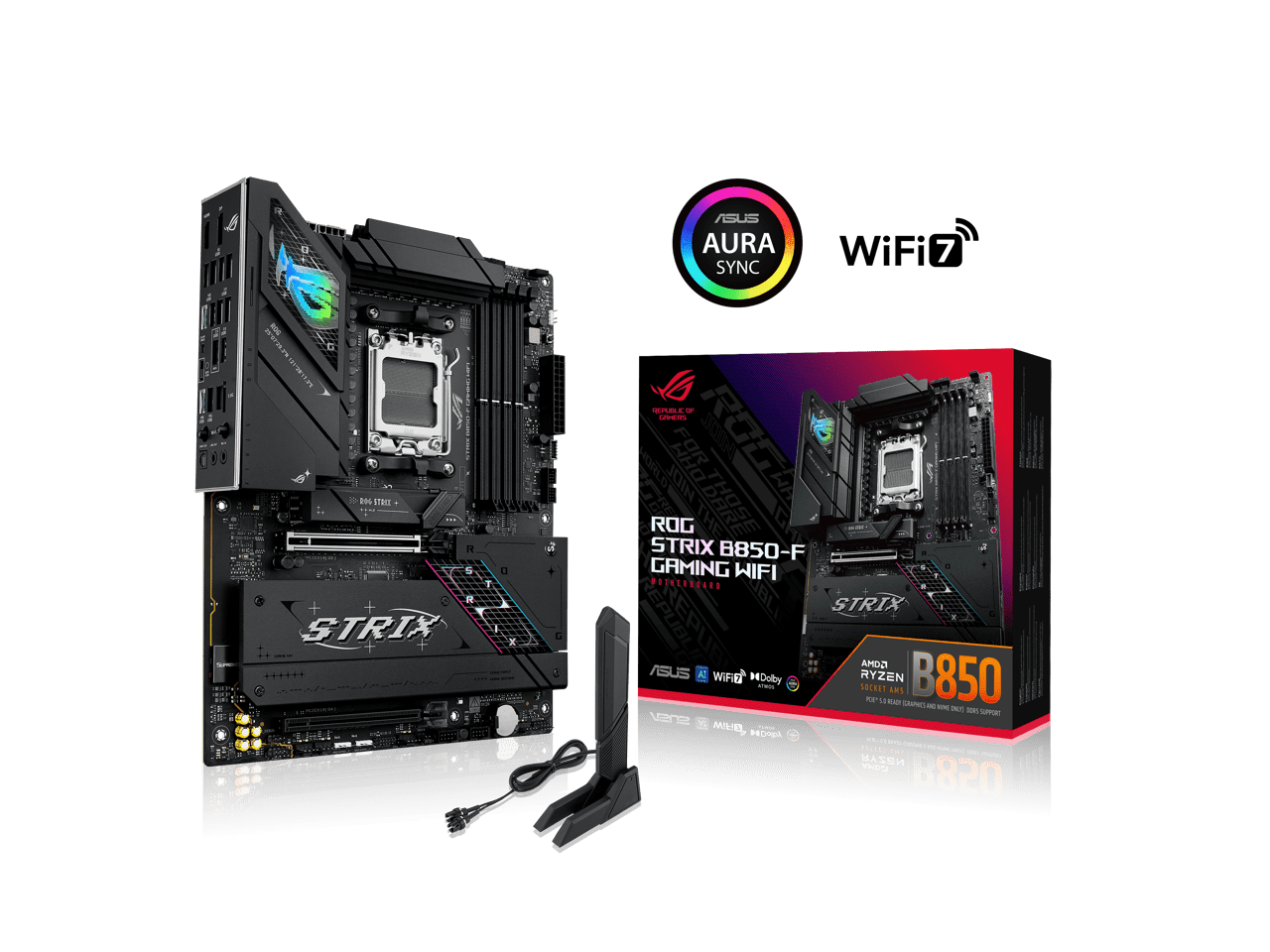 Asus ROG Strix B850-F Gaming WiFi ATX Motherboard DDR5, PCIe 5.0, USB 20Gbps
