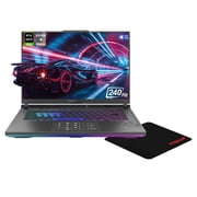 Asus ROG Strix G16 Gaming Laptop, AMD Ryzen 9 9955HX, 64 GB DDR5 RAM, 2 TB PCIe SSD, 16" WUXGA 1920x1200 165 Hz, NVIDIA G-Force RTX 5070, Backlit Chiclet Keyboard, W11 Pro, Gray+Traix MousePad