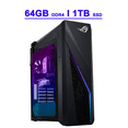 thumbnail image 1 of Asus ROG Strix G16CH Premium Gaming Desktop Intel 16-core i7-13700F 64GB DDR4 1TB SSD Geforce RTX 4060 Ti Dual 8GB Aura Sync Lighting Wi-Fi6E 750W PSU (80+ Gold) Win11, 1 of 6